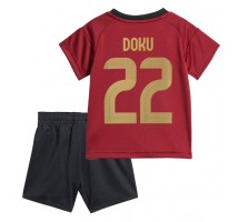 Belgia Jeremy Doku #22 Koszulka Podstawowa dzieci ME 2024 Krótki Rękaw (+ krótkie spodenki)